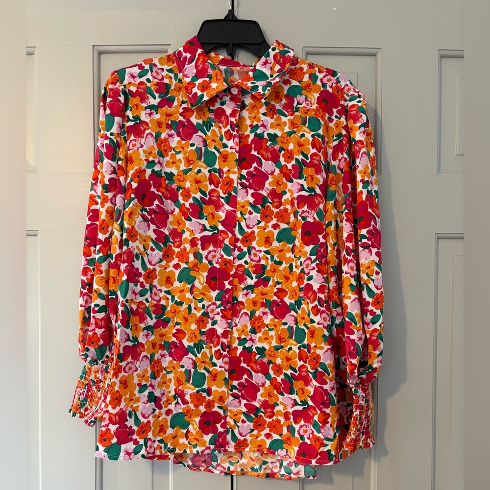 Floral Women's Top - Multicolor medium